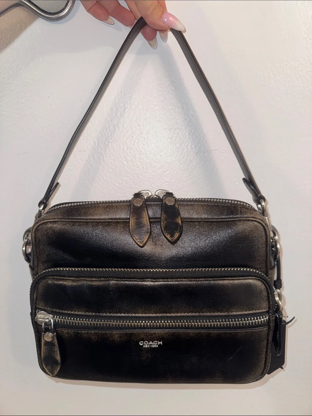 Coach Dakota loved leather-like new